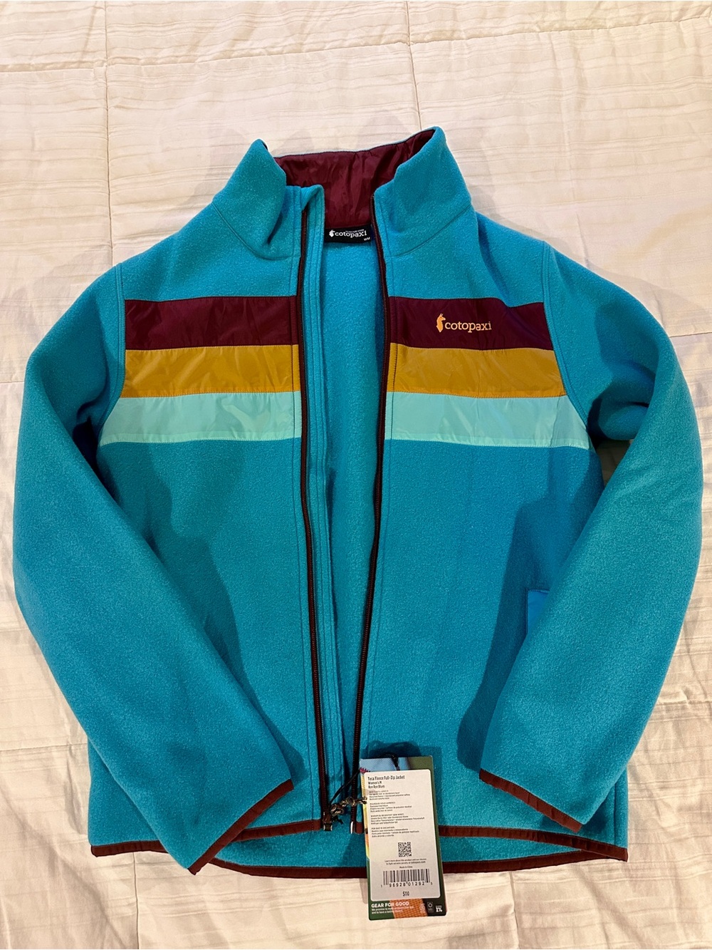 New with tags Cotopaxi Teca Fleece Full-Zip Jacket, women’s size Medium